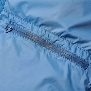 Veste matelassée à capuche unisexe bleue, fermeture éclair, coupe-vent, respirante, séchage rapide, vêtement d'hiver décontracté, rembourrage en coton, épaisse, coupe régulière - Product Image 4