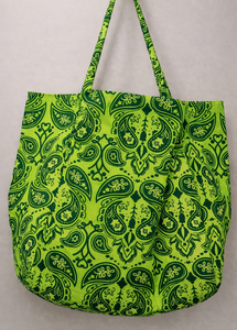 Bolsa de mano rosa de gran capacidad, bolso de hombro de algodón para viajes, playa, uso diario, 100% algodón reciclado - Product Image 5