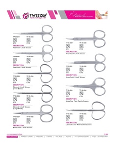 Pour manucure et pédicure Ciseaux à cuticules en acier inoxydable de qualité professionnelle Pointe extrêmement pointue Facile à utiliser - Product Image 6