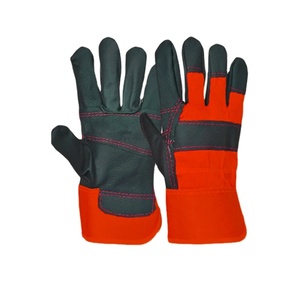 Gants de sécurité en cuir de vachette Offre Spéciale 707 Canadian Rigger Work Palm Finger Lined Protection Gants de gréeur canadiens - Product Image 1