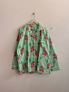 Ensemble de pyjama en coton doux indien pour femmes, vêtements de détente bohèmes, vêtements de nuit luxueux - Product Image 6