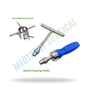 Juego de Instrumentos para Instalación de Tornillos de Articulación, Kit Quirúrgico Ortopédico Manual de Acero Inoxidable con Expansor de Ligamentos - Product Image 6