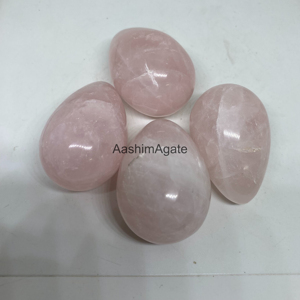 Huevo de Cristal de Cuarzo Rosa Natural al por Mayor, Huevo de Piedra Preciosa Pulida para Sanación, Reiki, Meditación, Decoración del Hogar, Fabricante OEM - Product Image 4