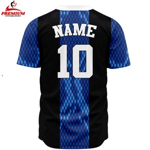 Maillot de baseball personnalisé par sublimation, tissu léger et doux, coupe confortable, respirant, maillot de baseball de haute qualité - Product Image 2