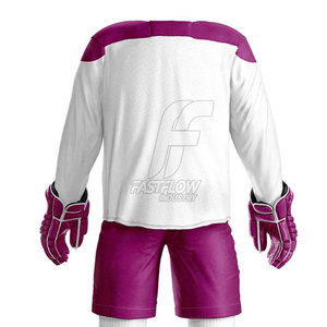 Uniforme de Hockey sobre Hielo Transpirable de Alta Calidad, Último Modelo, Ropa Deportiva para Exteriores, Personalizable para Adultos, Poliéster - Product Image 6