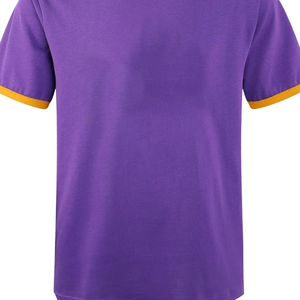 T-shirt Ringer léger pour homme de qualité supérieure, manches courtes, mélange de coton – T-shirt tendance à col rond et couleur contrastée |   Logo personnalisé OEM - Product Image 6