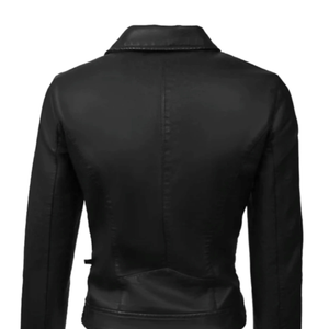 premium Style Classic Look Durable Slim Fit Comfortable Women Leather Jacket Durable Outerwear Material Women Leather Jacket - Product Image 5