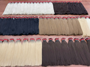 Nouvel Arrivage Extensions de Cheveux Humains Vietnamiens 100% Naturels Lisses en Vrac Brillants Sans Nœuds Sans Perte Prêts à Expédier - Product Image 2