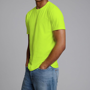 Camiseta de Manga Corta para Hombre, Cuello Redondo, Algodón Premium, Suave, Transpirable, Ligera, Informal, Lisa, para Uso Diario y Actividades al Aire Libre - Product Image 3