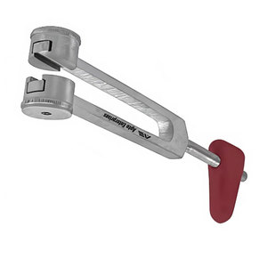 Diapason combiné de qualité supérieure C128 argenté avec marteau de réflexe Taylor pour examen neurologique médical - Product Image 3