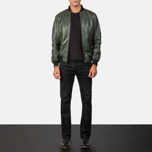 High Quality <b>Men</b> <b>Long</b>-Length Leather Jacket Winter Stand Collar Genuine Leather Custom Logo Durable Stylish Streetwear <b>Coat</b> - Product Image 4
