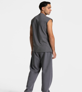 เสื้อกล้ามออกกำลังกายผู้ชายแบบขายส่งพร้อมโลโก้สั่งทำพิเศษ - Product Image 3