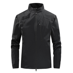 Unisex <b>Reflective</b> Breathable Windproof Lightweight 100% Polyester Cycling <b>Jacket</b> for <b>Running</b> - Product Image 3