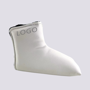 Funda para Putter de Golf SOSH4, Cuero PU Blanco, Cierre Magnético, Portátil, Diseño Bordado 3D 'Hole in One', Estilo Blade, Duradera - Product Image 3