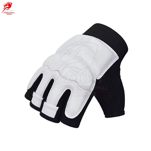 Gants de MMA en cuir PU 12 oz avec logo personnalisé, à doigts ouverts, respirants, séchage rapide, coupe-vent, fermeture auto-agrippante pour la boxe et le sparring - Product Image 5