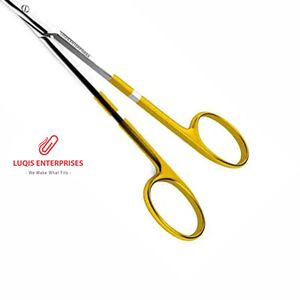 กรรไกรเมทเซนบาุมแบบโค้ง  ใบมีดหยัก  สำหรับผ่าตัด  ทำจากเหล็กกล้าไร้สนิม  ใช้สำหรับผ่าตัดเนื้อเยื่อละเอียด - Product Image 3