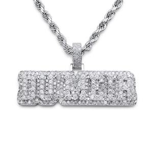 จี้เพชร VVS ผลิตตามสั่งในทอง 10K_14K รับรองโดย GIA เพชรคลาสสิกแบบเติมเต็ม ของขวัญสำหรับทุกเพศ - Product Image 1