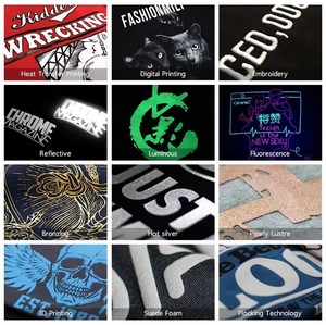 T-shirts pour hommes grande taille en polyester et coton tissé, respirants, écologiques, avec logo personnalisé imprimé en gros - Product Image 5