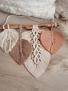 Estante de Pared de Yute Hecho a Mano al por Mayor, Estilo Art Deco, para Decoración de Bodas, Aniversarios, Hogar, Oficina y Hotel - Product Image 4