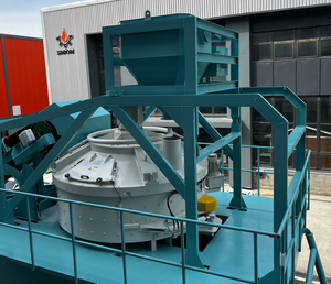 Voll automatisch Günstige 25 m3/Stunde Kleine tragbare Beton mischa nlage Ready Mix Mobile Beton mischa nlage - Product Image 4