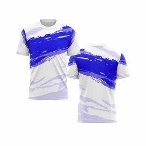 Maillot de football personnalisé blanc et rose à motifs brossés, sublimation, pour équipe de football - Product Image 4
