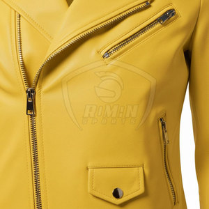 Veste en cuir pour femme automne-hiver, meilleure qualité, veste en cuir pour femme la plus vendue, prix bas, veste en cuir véritable pour femme - Product Image 5