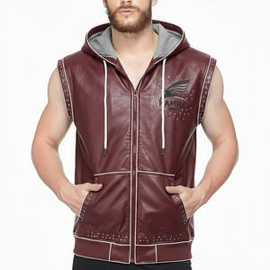 Sudaderas sin Mangas para Hombre, Diseño OEM, Moda, Más Vendidas, Ligeras, para Fitness, Básicas, Mezcla de Algodón - Product Image 5