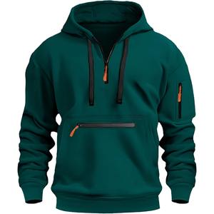 Sudadera con capucha de mezcla de algodón y poliéster con estampado personalizado para hombre, sudadera térmica Unicorn Impex Pakistan - Product Image 1