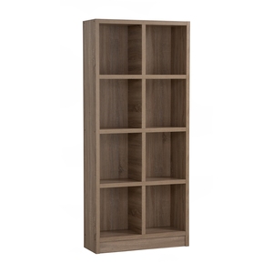 Modern Sonoma Oak <b>Laminated</b> Board 8 Compartment Storage Organizer Home Office File Cabinet - Product Image 1