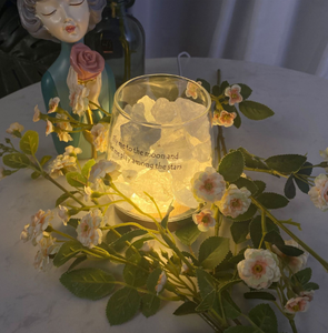 Lámparas de Sal del Himalaya de Cristal de Roca con Aroma, Decoración Creativa, Venta al por Mayor - Product Image 4