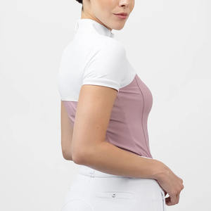 Camisa de Competición Ecuestre de Alta Calidad para Mujer, Color Sólido, Manga Larga, Prenda Superior para Jinete, Ropa de Montar Más Vendida - Product Image 4