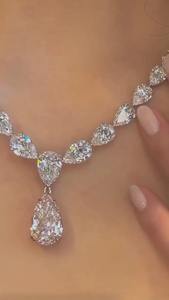 Collar de diamantes elegante de calidad premium para fiestas, con apariencia de lujo, disponible a precio directo de fábrica. - Product Image 6