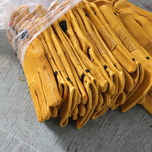 Guantes de Trabajo de Cuero de Búfalo de Primera Calidad JNM SAFETY, Resistentes al Calor, para Uso General, Elásticos - Product Image 4