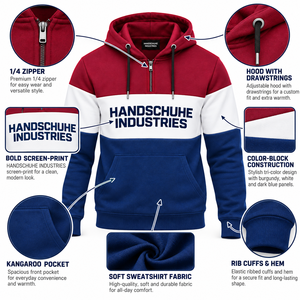 เสื้อฮู้ดผู้ชายแบบมีซิปครึ่งตัว แขนยาว ดีไซน์สวยงาม สปอร์ต ทันสมัย - Product Image 5