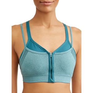 สปอร์ตบราลดแรงกระแทกสูงออกแบบได้เองสำหรับวิ่งกลางแจ้งฟิตเนสสไตล์ตะวันตกแบบรัดรูปมีโลโก้ด้านหน้าสไตล์เรียบง่าย - Product Image 1