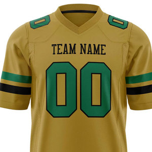 Best Selling Custom American Football Jersey Premium Bird Eye Mesh <b>Athletic</b> Team Uniform Custom Logo Name Number OEM Manufacture - Product Image 3