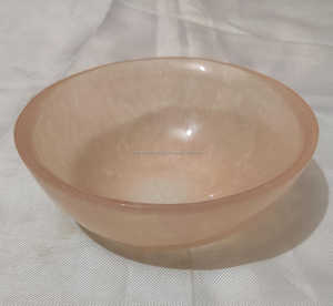 Juego de cuencos para servir de resina amarilla Bohemia personalizada, cartón empaquetado altamente pulido tallado a mano de alta calidad para hotel en casa - Product Image 1