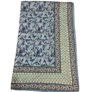 Premium Artisanal Pigment Printed Reversible 100% Cotton <b>Quilt</b> Set Eco-Friendly Durable Filling Vintage Floral Design Hotel - Product Image 1