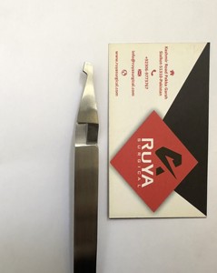 แหนบวางแบร็กเก็ตสำหรับงานทันตกรรม ขนาด 5 นิ้ว ปลายหยัก ผลิตจากเหล็กกล้าไร้สนิมเยอรมัน ใช้งานด้วยมือ ระดับ Class II ได้รับมาตรฐาน CE ISO สำหรับการผ่าตัด - Product Image 5