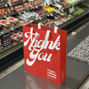 Non-woven tote <b>bags</b>, eco-friendly, reusable, with custom logo printing, customizable sizes, suitable for supermarket shopping - Product Image 2