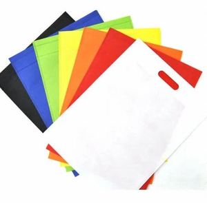 Sac de courses non tissé léger à motif géométrique avec poignée en W, haute qualité, facile à transporter au quotidien, prix de gros, export DESI - Product Image 2