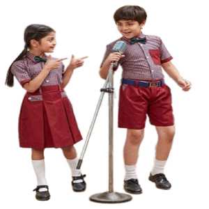 Conjunto de vestido de uniforme de escuela primaria unisex con logotipo personalizado, camisa de manga corta, falda, pantalón para niños y niñas - Product Image 3