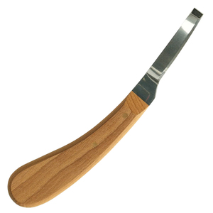 Cuchillos Quirúrgicos Veterinarios de Acero Inoxidable con Mango de Madera, Instrumentos Reutilizables para Recortar Pezuñas, Herramientas de Cuidado Equino, Grado A+ - Product Image 6