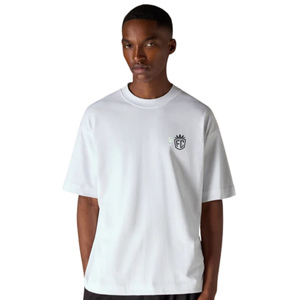Camiseta Oversize de Algodón para Hombre con Logo Minimalista en el Pecho, Estilo Urbano, Manga Corta, Top Casual de Moda - Product Image 5