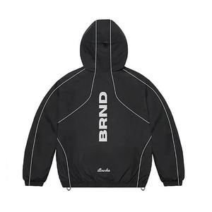 เสื้อกันลมผ้าไนลอนของผู้ชายชุดกันลมปักลายสำหรับฤดูหนาวกันลมชุดออกกำลังกายขนาดใหญ่พิมพ์ลายสำหรับทุกเพศ - Product Image 5