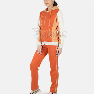Survêtement en coton et polyester coupe-vent, dernier design, logo personnalisé, taille plus, pour femmes - Product Image 3