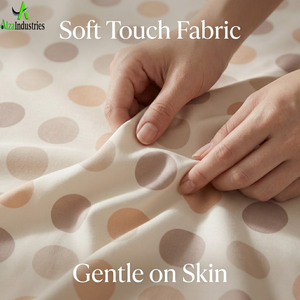 King Size Polka Dot Bedsheet <b>Set</b> Soft Cotton Printed <b>Bedding</b> <b>Set</b> with Pillow Covers Lightweight Breathable Modern Bedroom Decor - Product Image 3