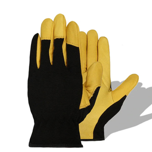 Gants de travail en cuir de vachette souple de qualité supérieure pour la protection des mains des ouvriers industriels, les plus vendus - Product Image 2