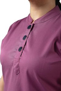 Conjuntos de Uniformes Médicos para Hospital, Unisex, de Verano, Manga Corta, Elásticos, de Dos Piezas, Poliéster y Spandex - Product Image 4