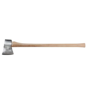 Felling Axe Stainless Steel Blade Natural Wood Handle Industrial Grade Heavy Duty Flat Backed Tree Cutting <b>Tool</b> <b>Hand</b> Forged - Product Image 6